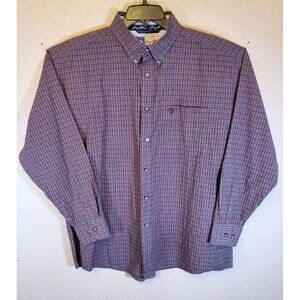 George Strait Cowboy Cut Collection By Wrangler Men's Western Dress Shirt...